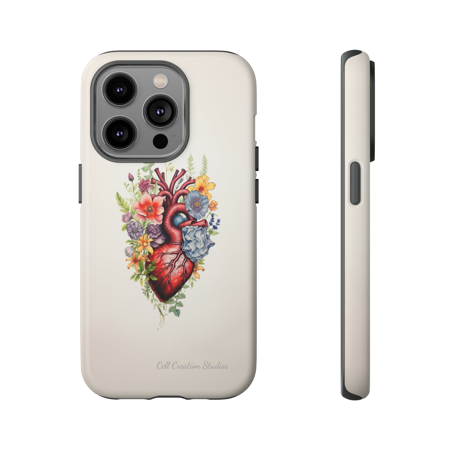 "Blooming Hearts" -Tough iPhone Cases