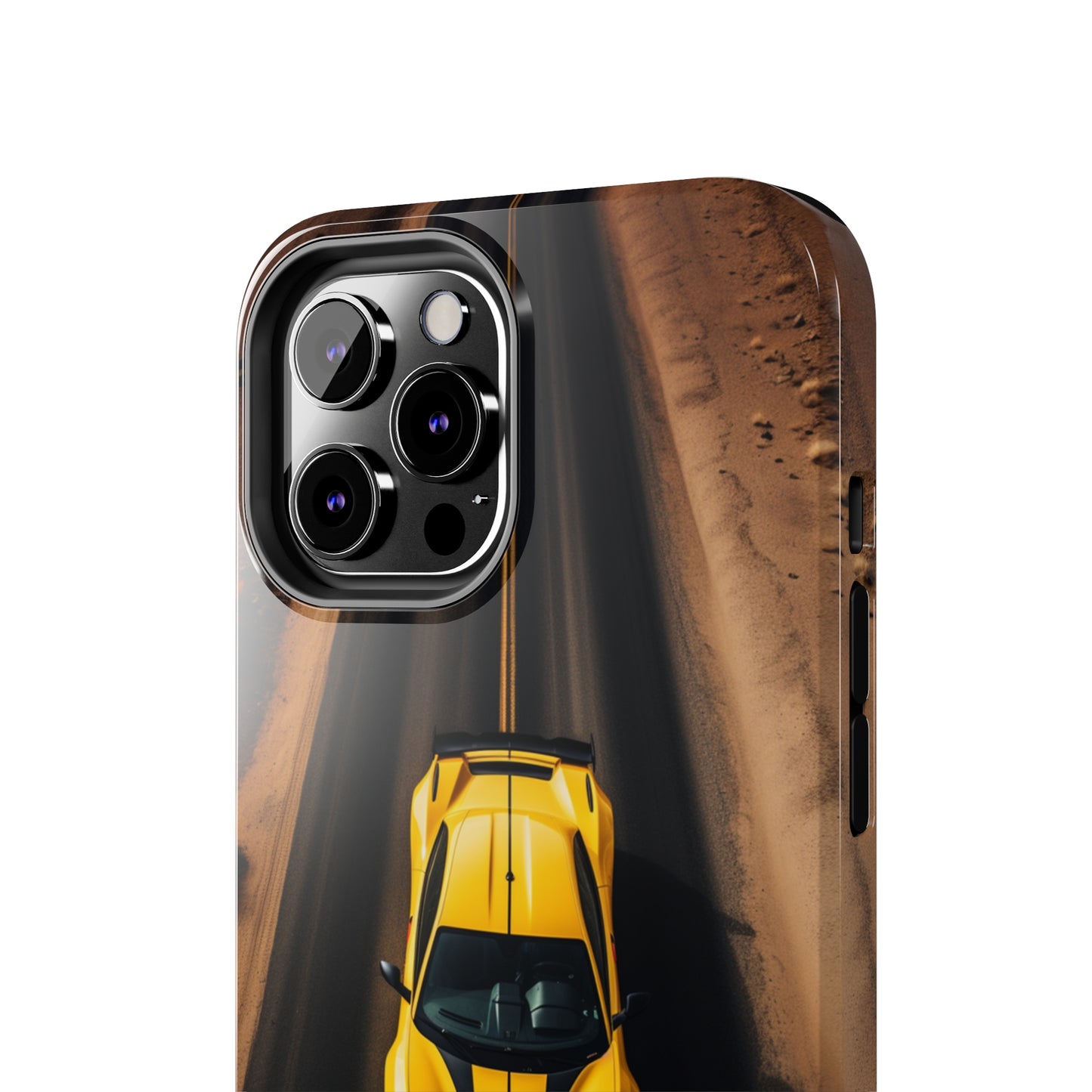 Introducing the "Desert Speedster" Cell Phone Case – Feel the Thrill of a Ferrari Racing through the Desert! -Tough Phone Cases