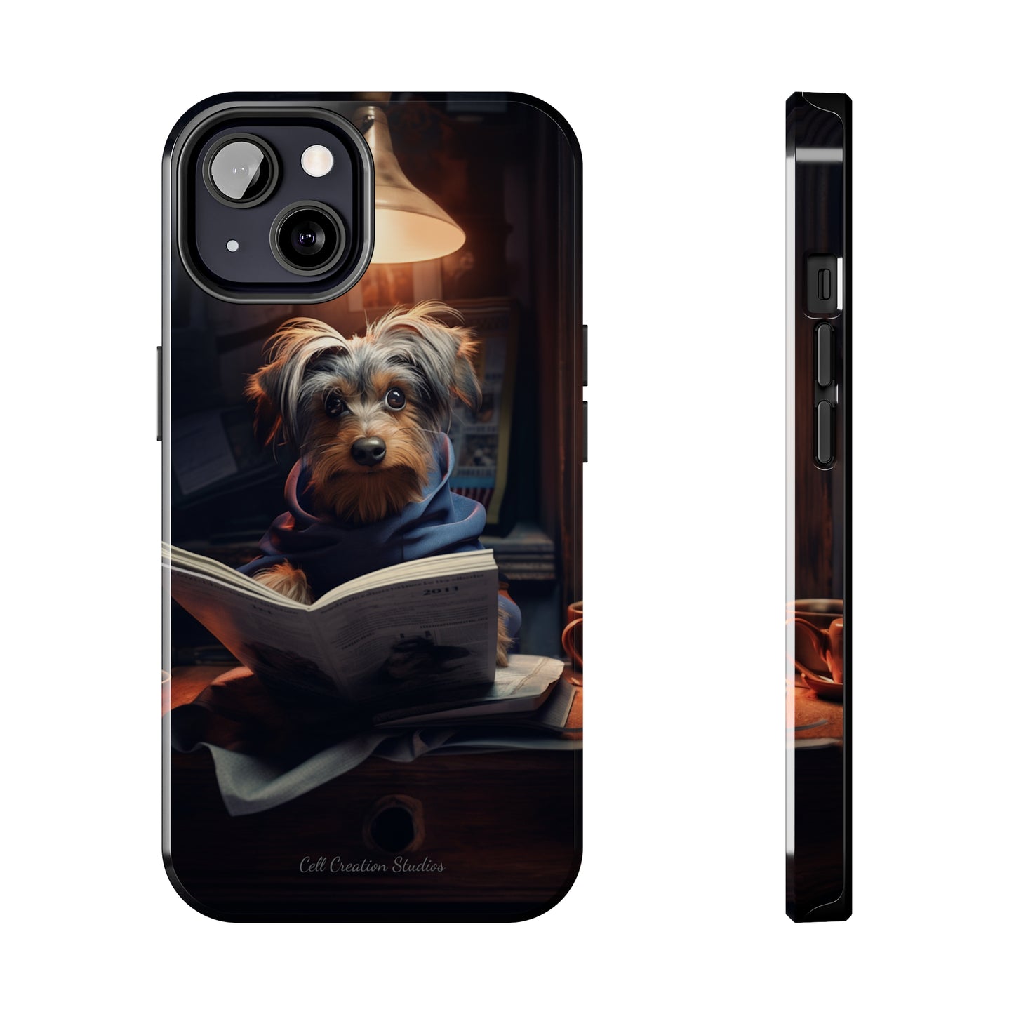 Introducing the "Canine Chronicle" Cell Phone Case – Where Tail-Wagging Tales Unfold! -Tough Phone Cases