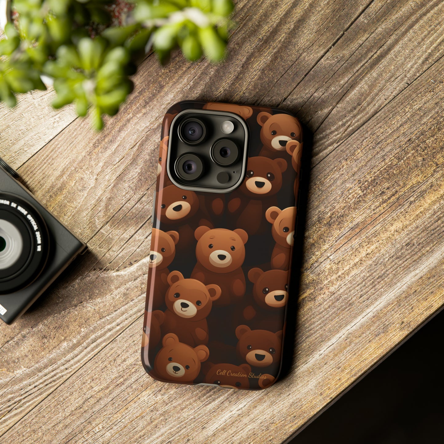 "Bear Hug Haven" -Tough Phone Cases