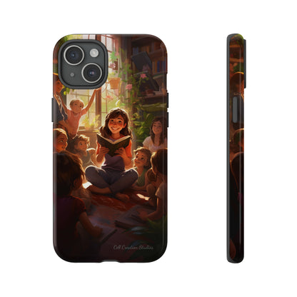 Introducing the "Inspiring Teacher's Tale" Cell Phone Case – Capture the Joy of Storytime -Tough Cases