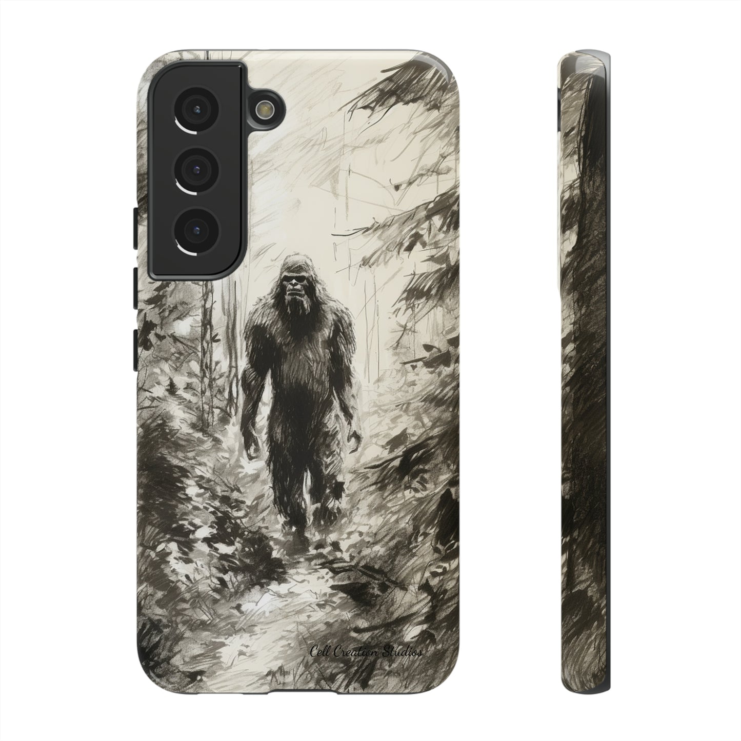 "Bigfoot in the Wilderness" Cell Phone Case – Encounter Bigfoot's Mystery -Tough Cases