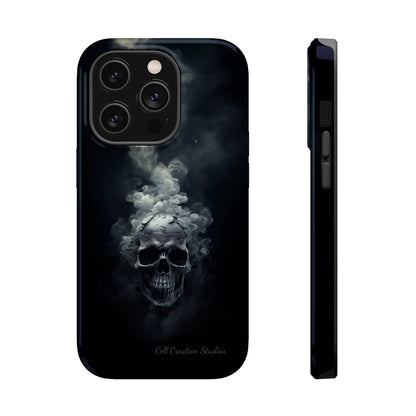 "Ethereal Skull Noir" -MagSafe Tough iPhone Cases