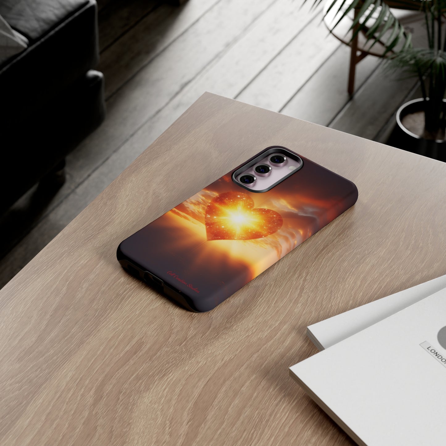 Introducing the "Sunlit Heart" Cell Phone Case – Embrace Love and Radiance -Tough Cases