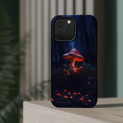 Introducing the "Enchanted Magic Mushroom" Cell Phone Case – Unveil the Mystical Realm -MagSafe Tough Cases