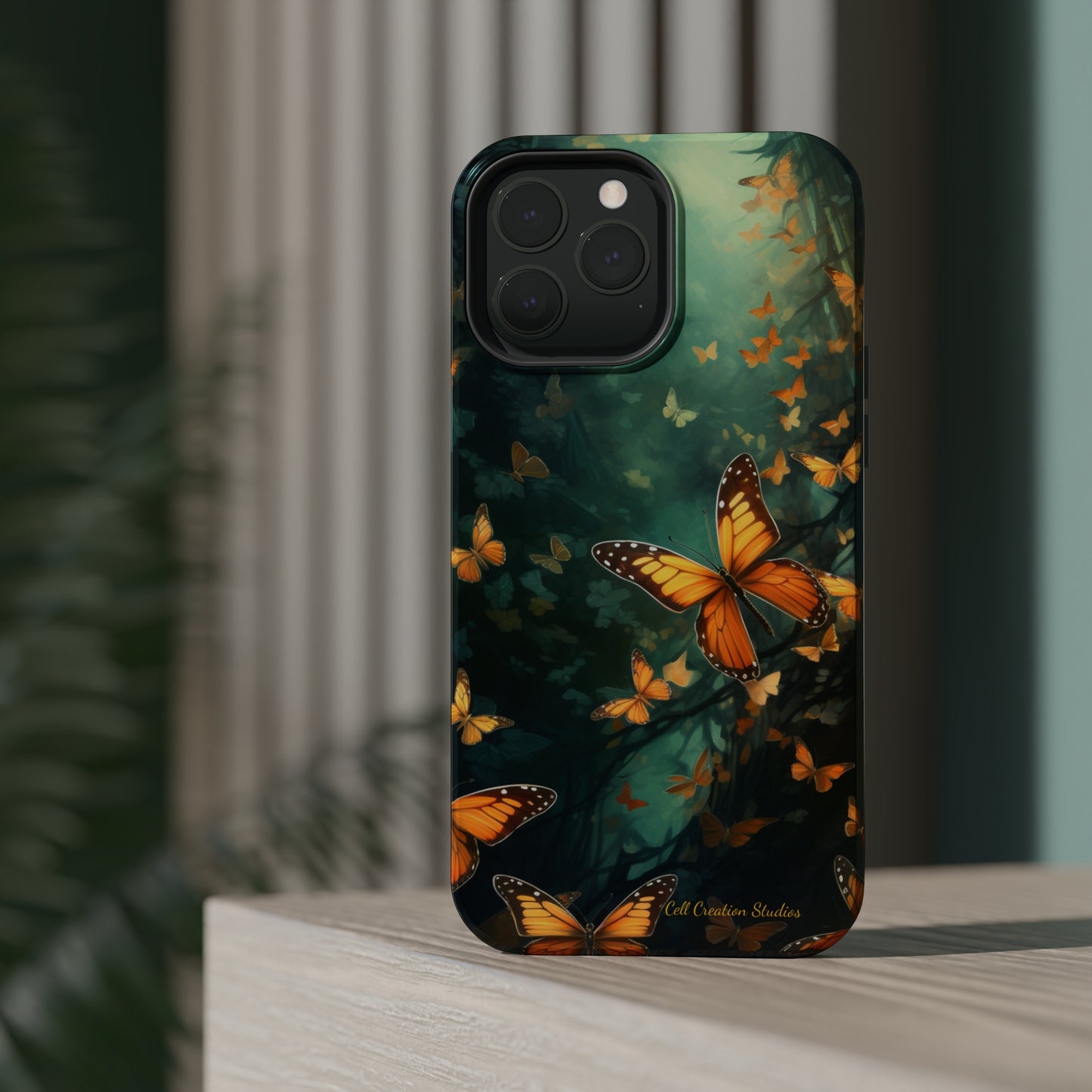 Introducing the "Butterfly Symphony" Cell Phone Case – Embrace the Dance of Nature! -MagSafe Tough Cases