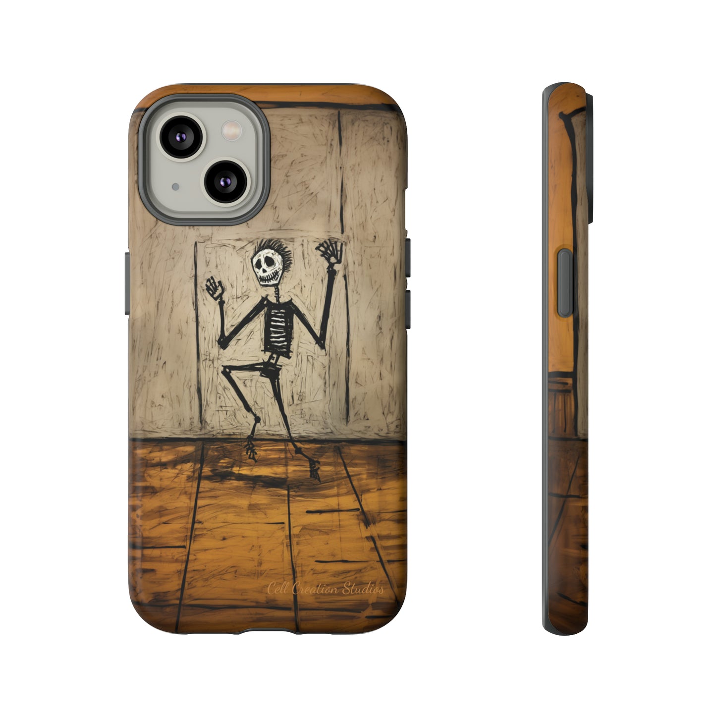 "Groovy Bones Skeleton" -Tough iPhone Cases