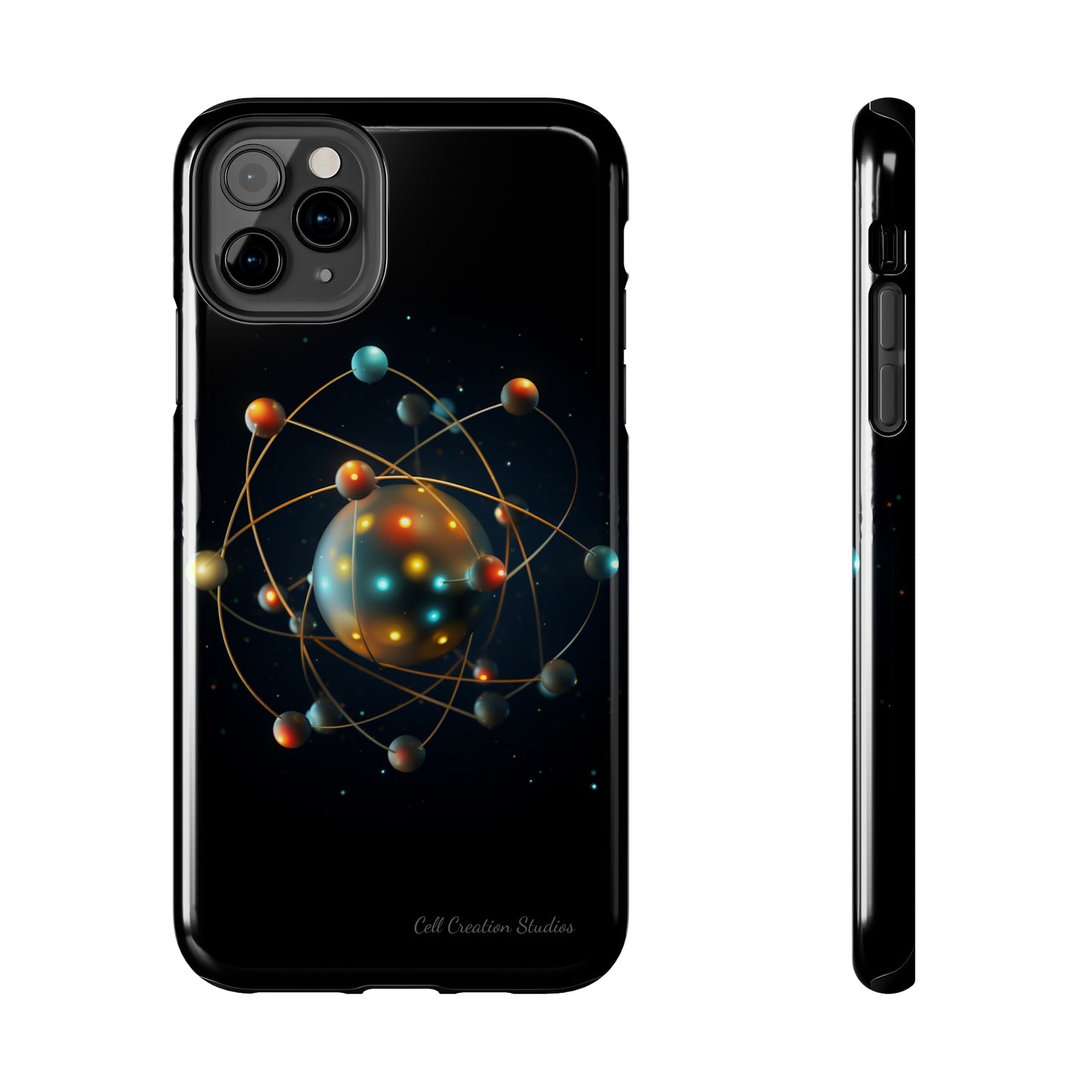 The "Atomic Elegance" Phone Case -Tough Phone Cases