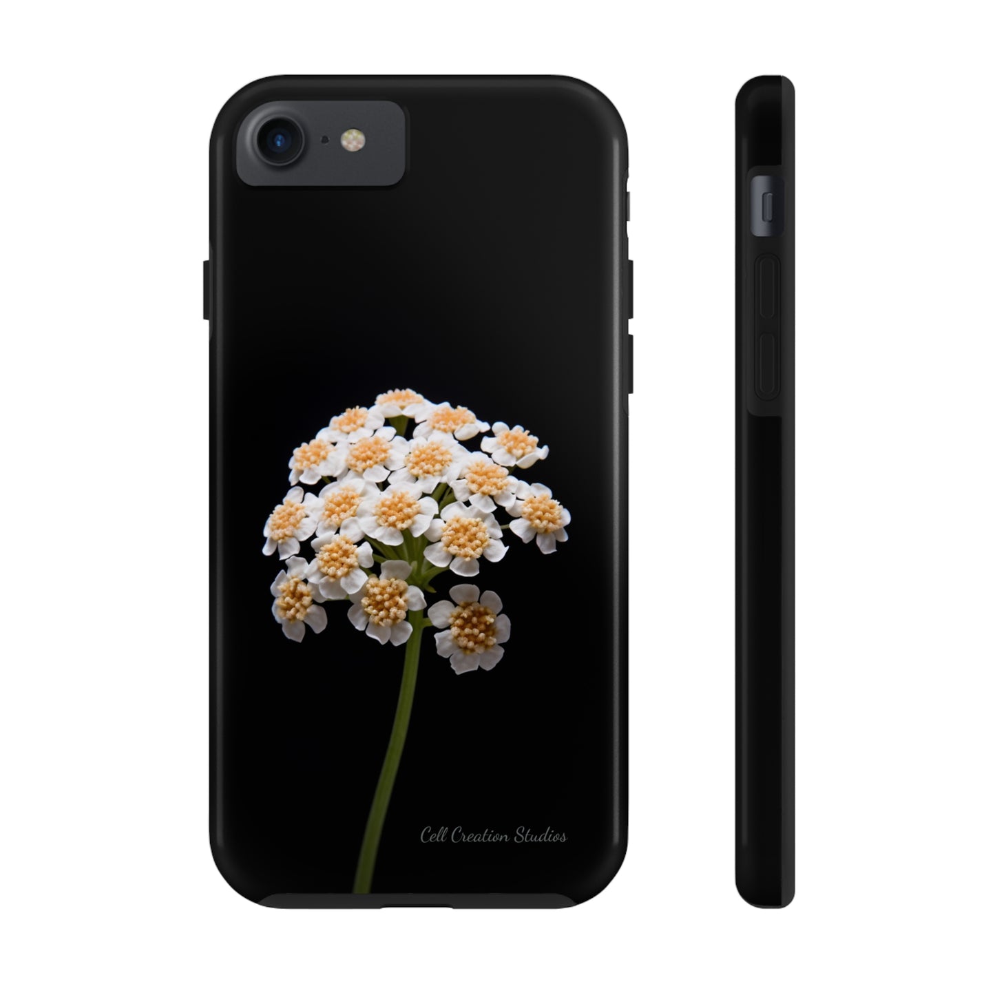 "Elegant Yarrow Bloom" Phone Case -Tough Phone Cases