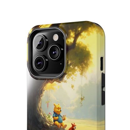 Introducing the "Winnie-The-Pooh Storytime" Cell Phone Case – A Nostalgic Journey with Friends -Tough Phone Cases