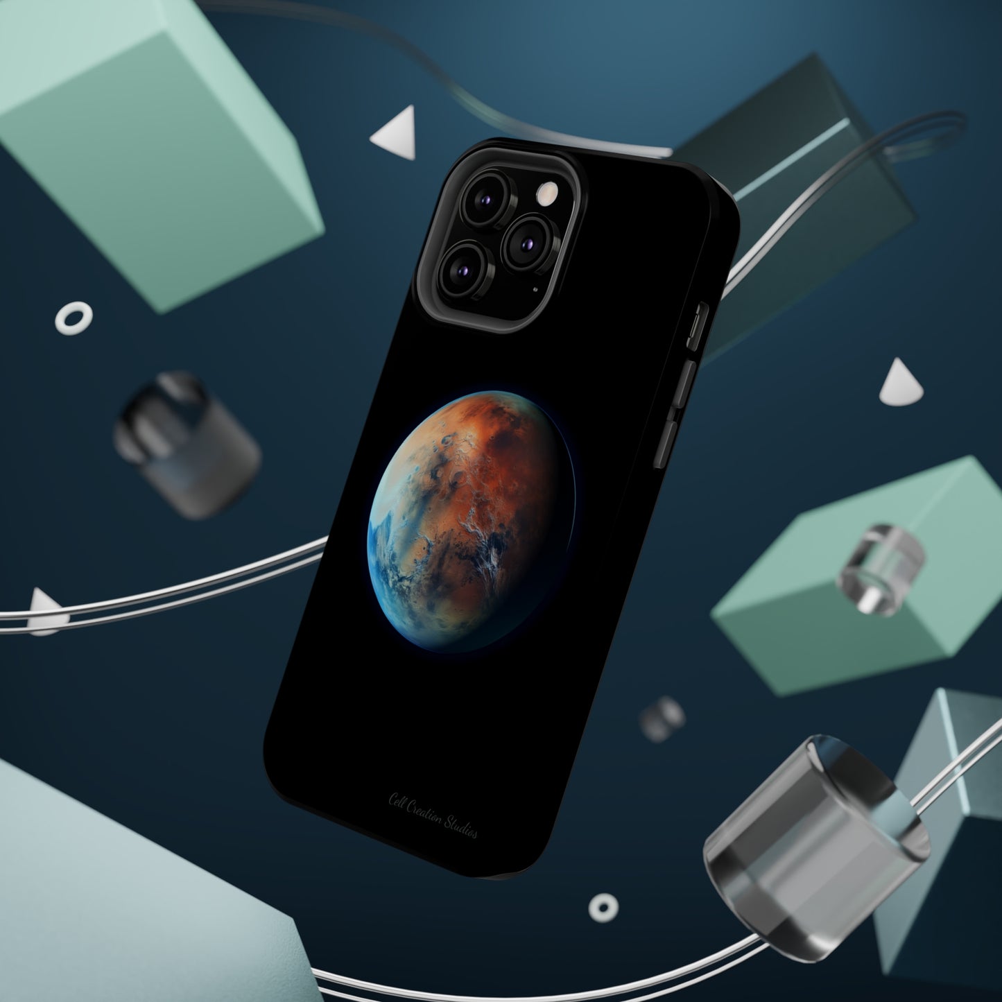 Introducing the "Mars Marvel" Cell Phone Case – Explore the Red Planet -MagSafe Tough Cases