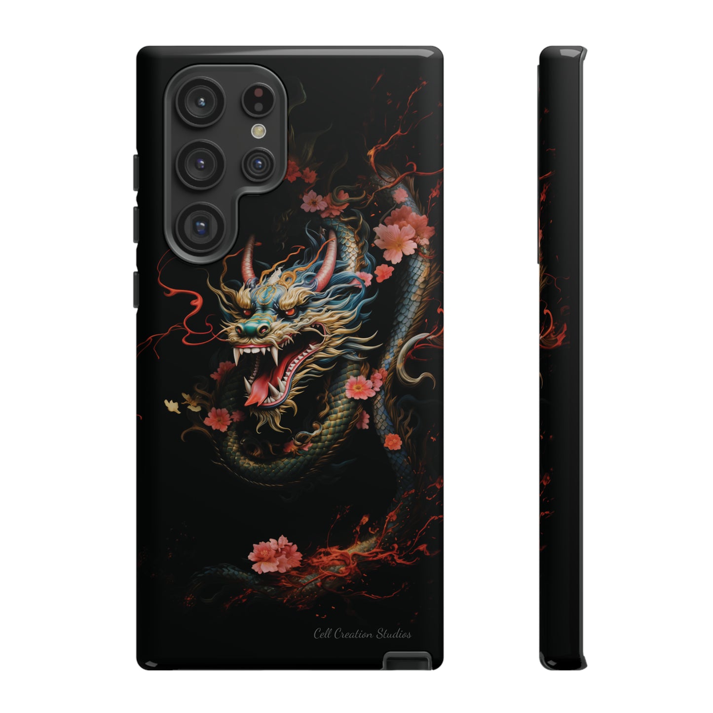 Introducing the "Mystical Japanese Dragon" Cell Phone Case – Unleash the Dragon's Power -Tough Cases