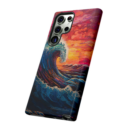 "Colorful Ocean Wave" Cell Phone Case -Tough Cases