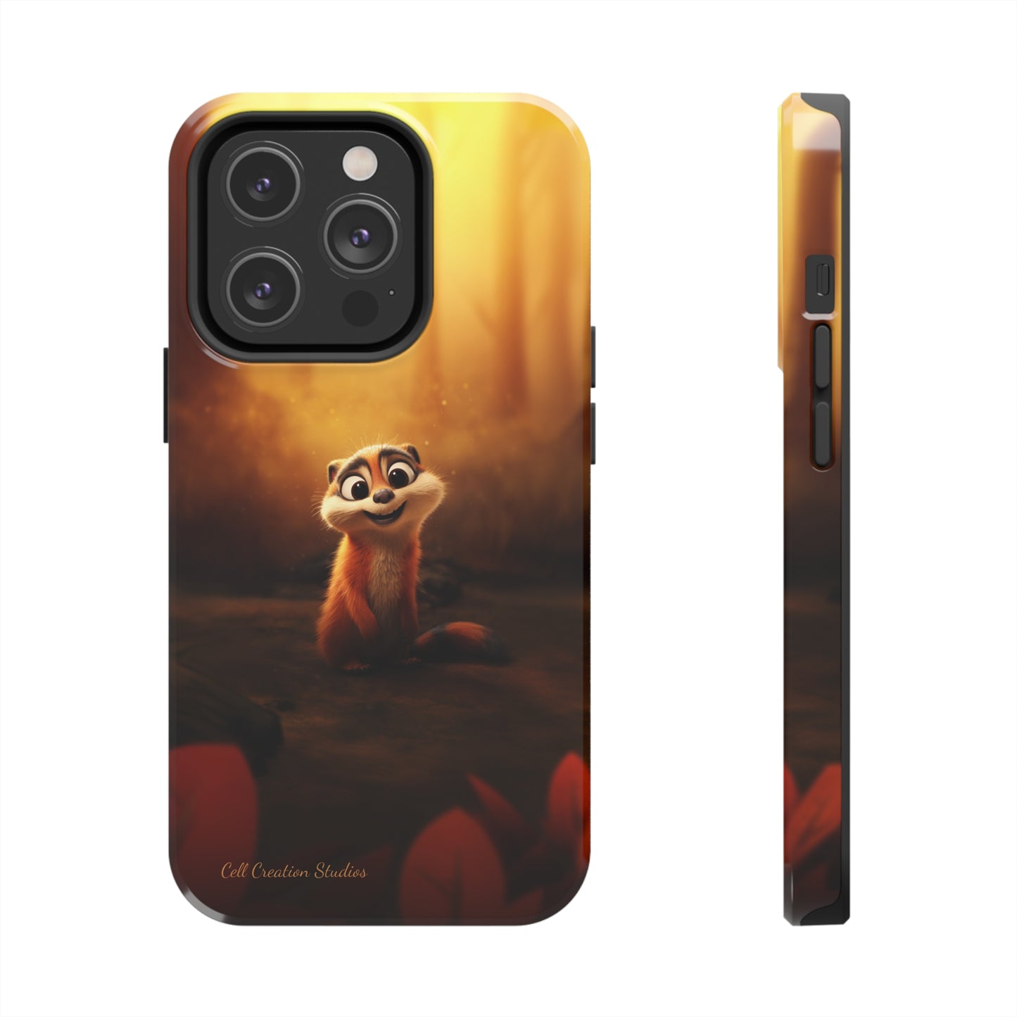 Introducing the "Woodland Chipmunk" Cell Phone Case – Embrace Natural Playfulness with Every Glance-Tough Phone Cases