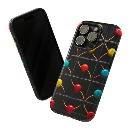 "Vibrant Spheres Fusion" -Tough Phone Cases