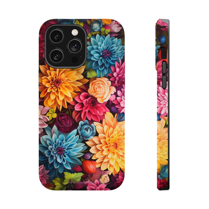 Introducing the "Floral Harmony" Cell Phone Case – Elevate Your Style with Nature's Grace -MagSafe Tough Cases