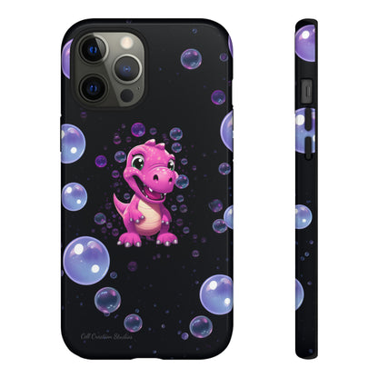 "Dino Glam" Glitter Dinosaur Phone Case -Tough Cases
