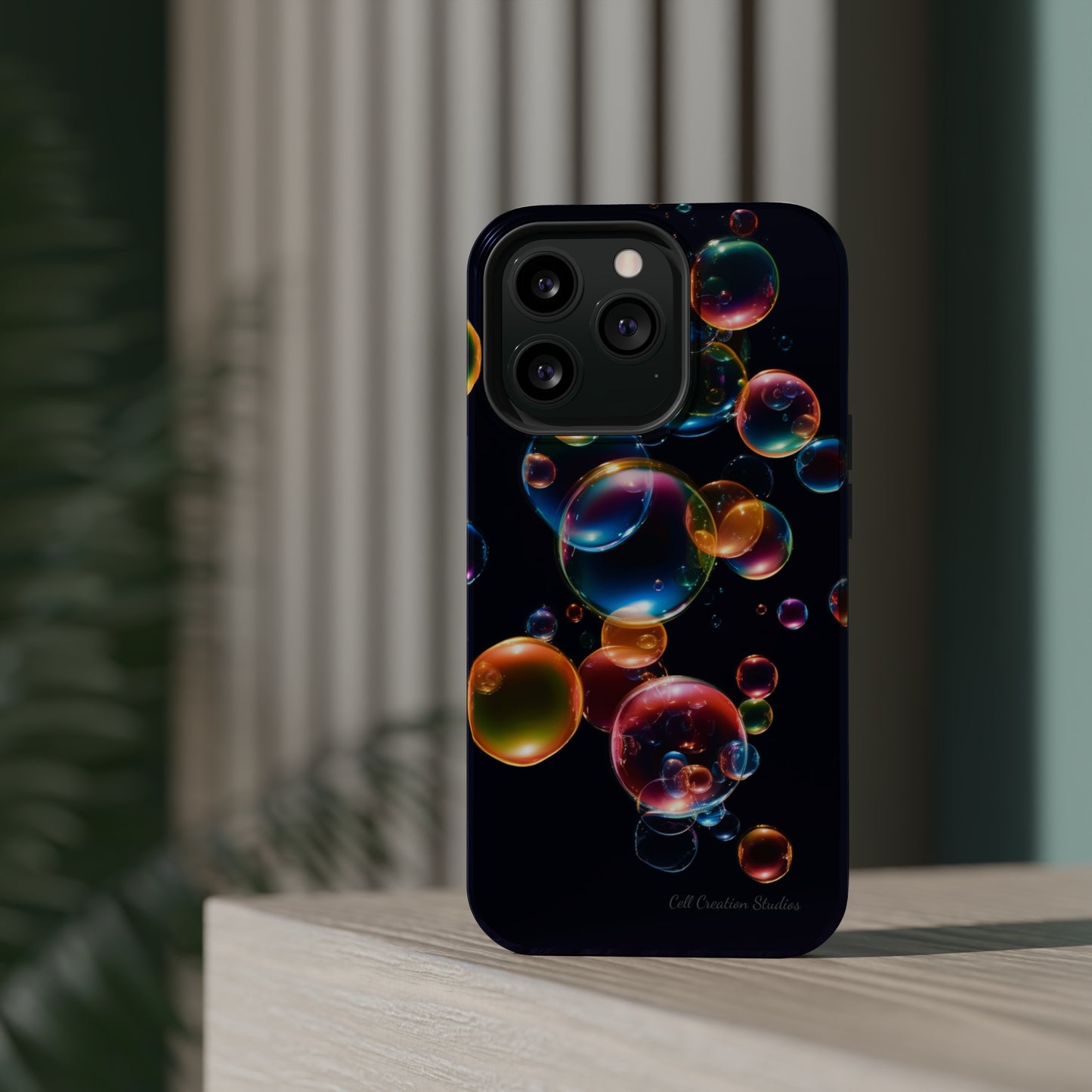 Elevate Your Phone's Aesthetic with our "BubbleBurst" Cell Phone Case -MagSafe Tough Cases