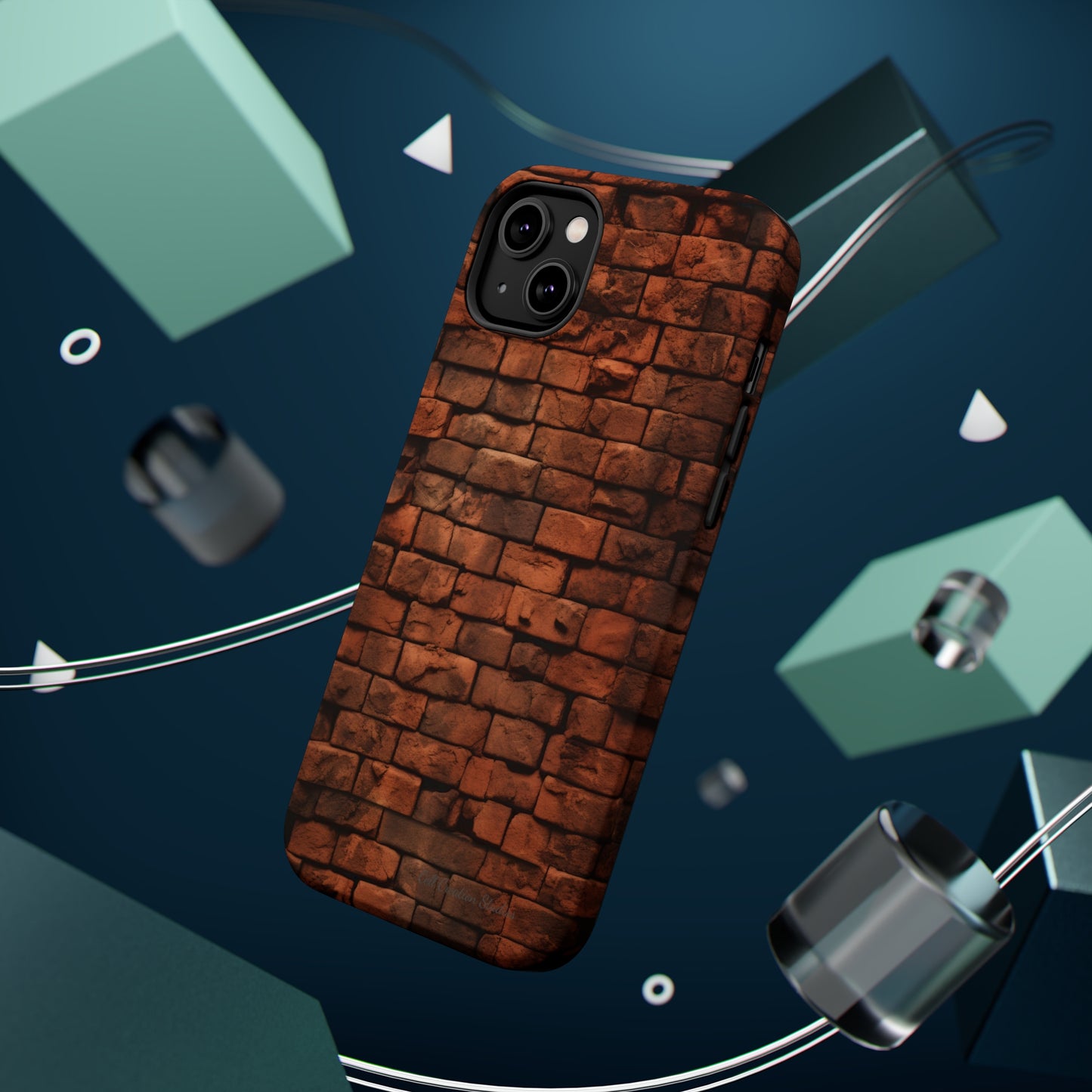 Introducing our "Urban Brick Wall" Cell Phone Case – the perfect blend of urban style and device protection -MagSafe Tough Cases