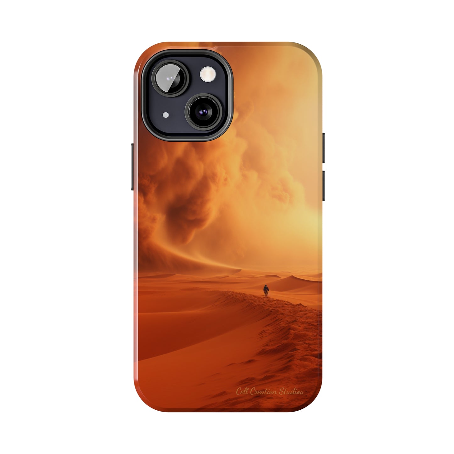 Introducing the "Desert Wanderer" Cell Phone Case – Embark on a Journey through Sand and Storm -Tough Phone Cases