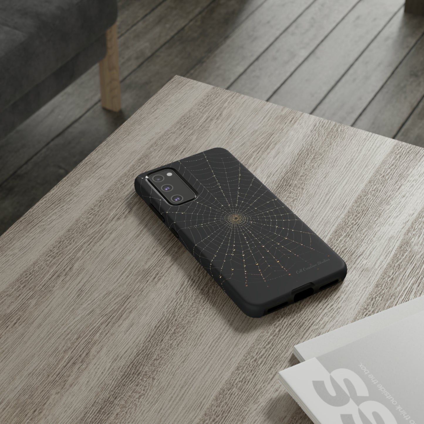 "Silken Noir Guardian" -Tough Samsung Phone Cases