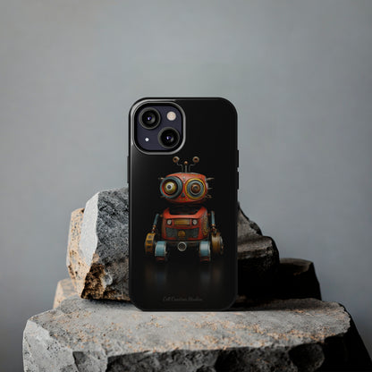 Introducing the "Toy Robot Delight" Cell Phone Case – Embrace Nostalgia with a Playful Robotic Companion! -Tough Phone Cases