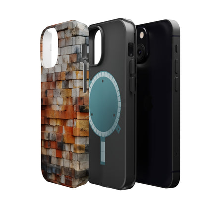 Introducing our "Urban Brickwork" Cell Phone Case – the perfect fusion of style and protection for your device -MagSafe Tough Cases