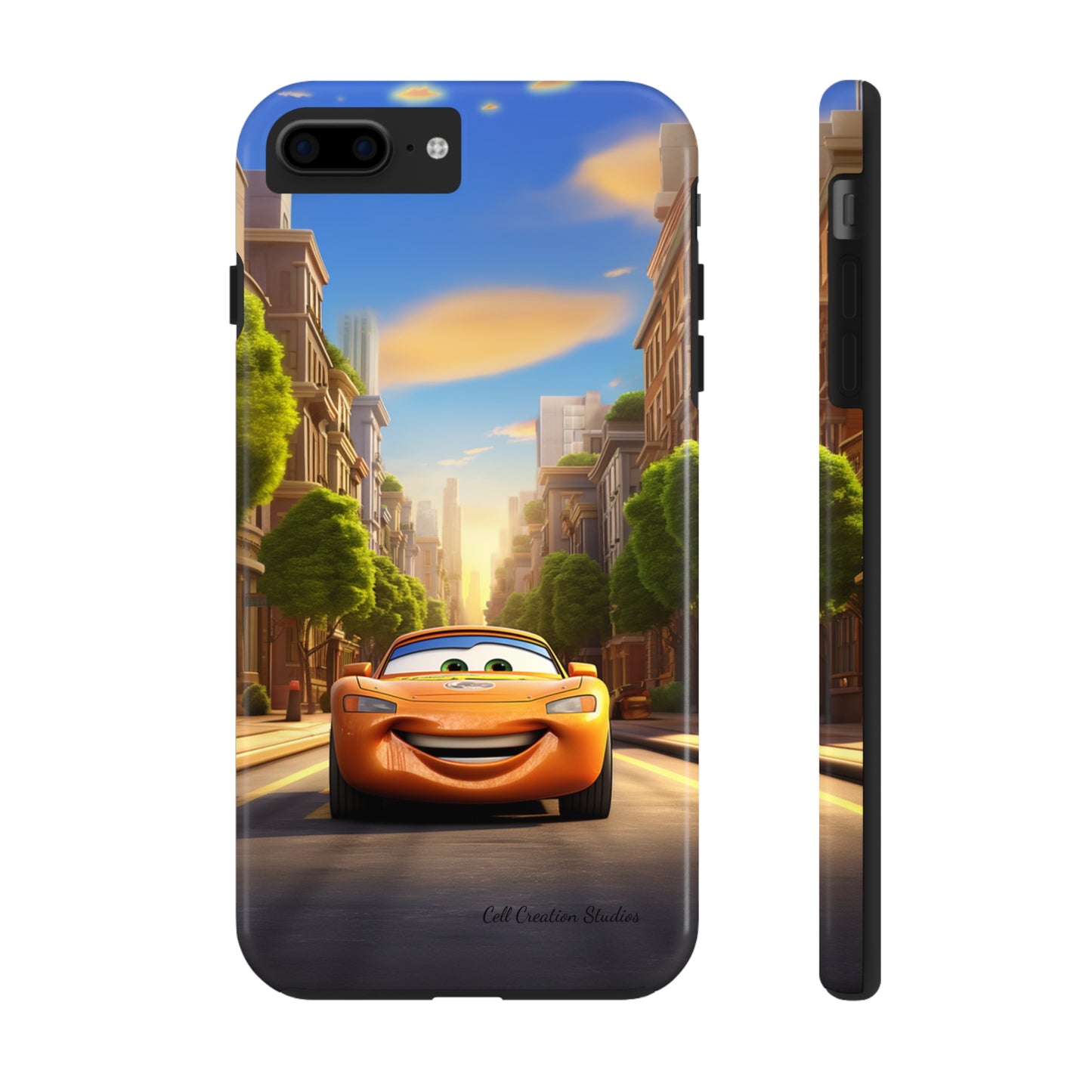 The "Happy Yellow Cruiser" Phone Case -Tough Phone Cases