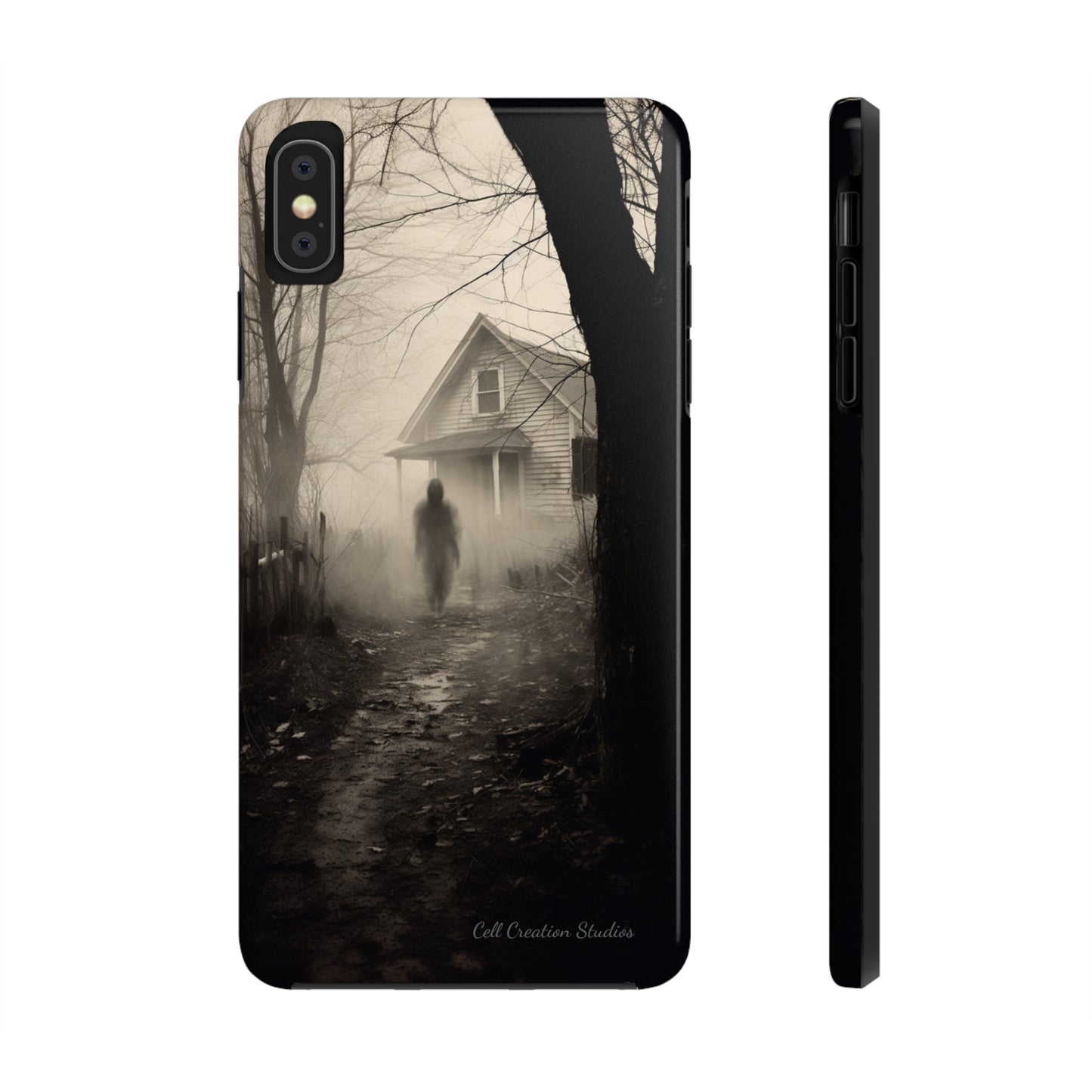 Introducing the "Ethereal Encounter" Cell Phone Case – Unveil the Mystery of the Ghostly Presence -Tough Phone Cases