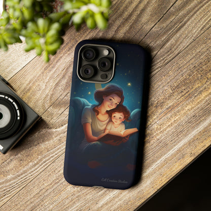 Introducing the "Bedtime Story Bliss" Cell Phone Case – Cherish Heartwarming Moments with Every Glance -Tough Cases