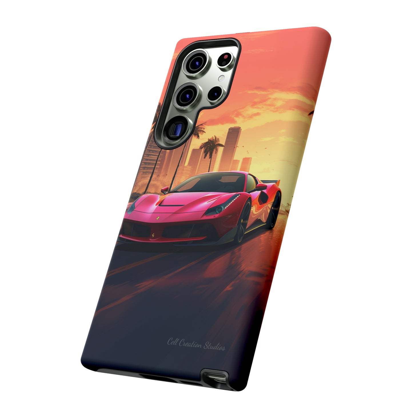 "Sunset Boulevard Ferrari Edition" -Tough Samsung Phone Cases