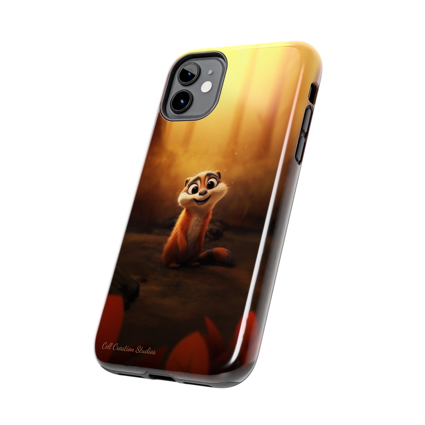 Introducing the "Woodland Chipmunk" Cell Phone Case – Embrace Natural Playfulness with Every Glance-Tough Phone Cases