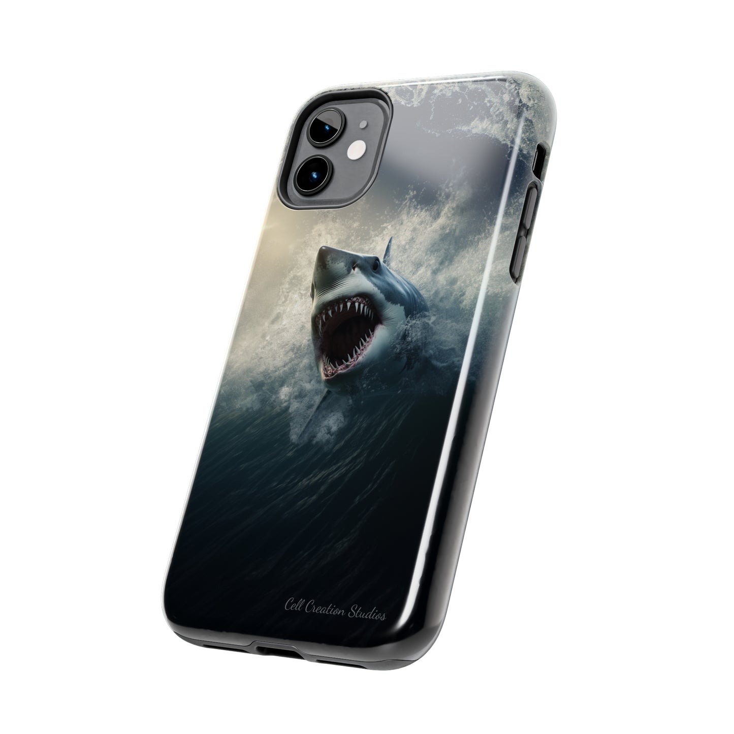 The "Ocean King Great White Shark" Phone Case -Tough Phone Cases