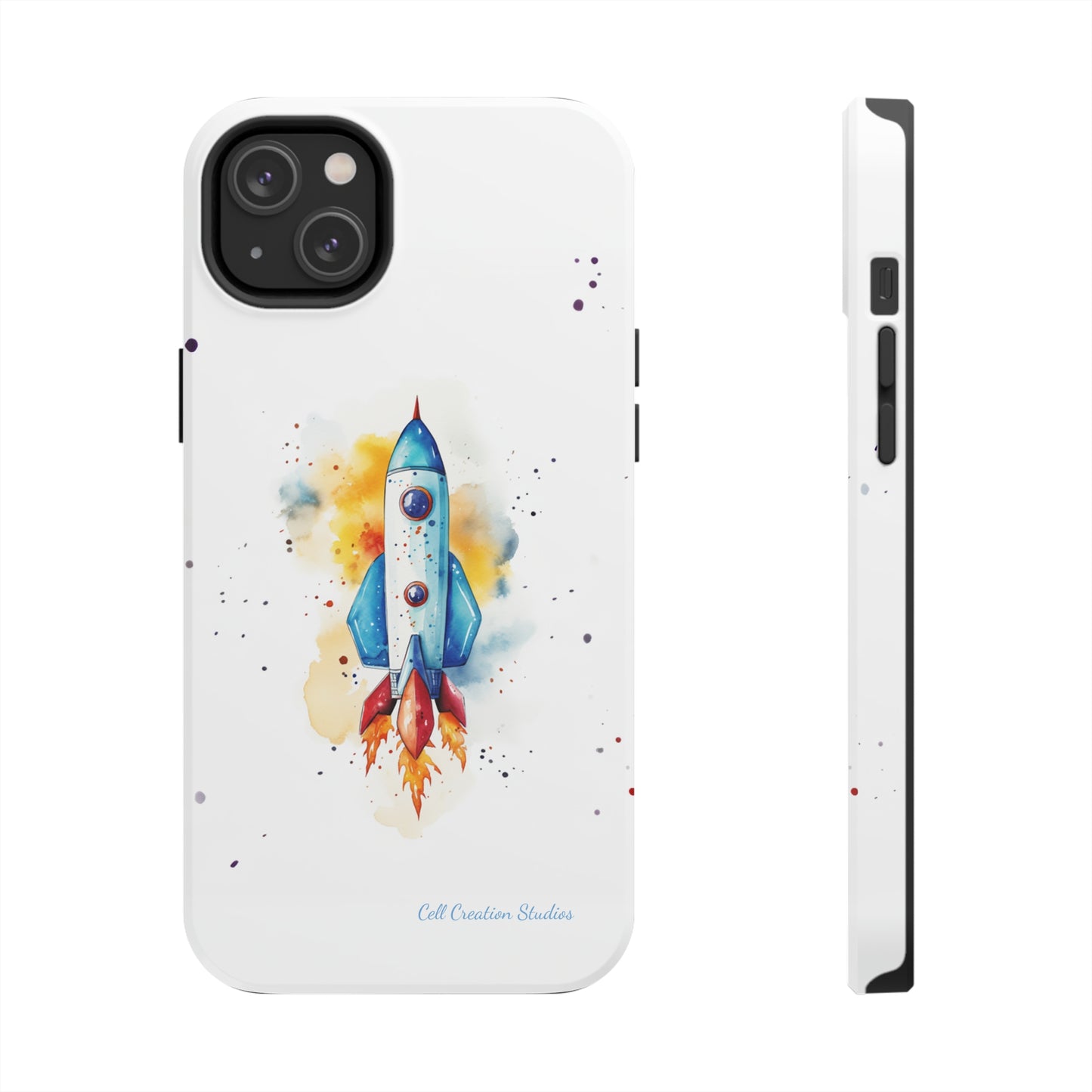 Introducing our "Cosmic Rocket" Cell Phone Case – Where Style Meets Adventure -Tough Phone Cases