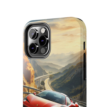 "Mountain Majesty Ferrari Edition" -Tough iPhone Cases