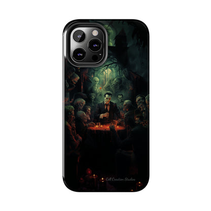 Introducing the "Ghoulish Gala" Cell Phone Case – Dracula's Halloween Soiree -Tough Phone Cases