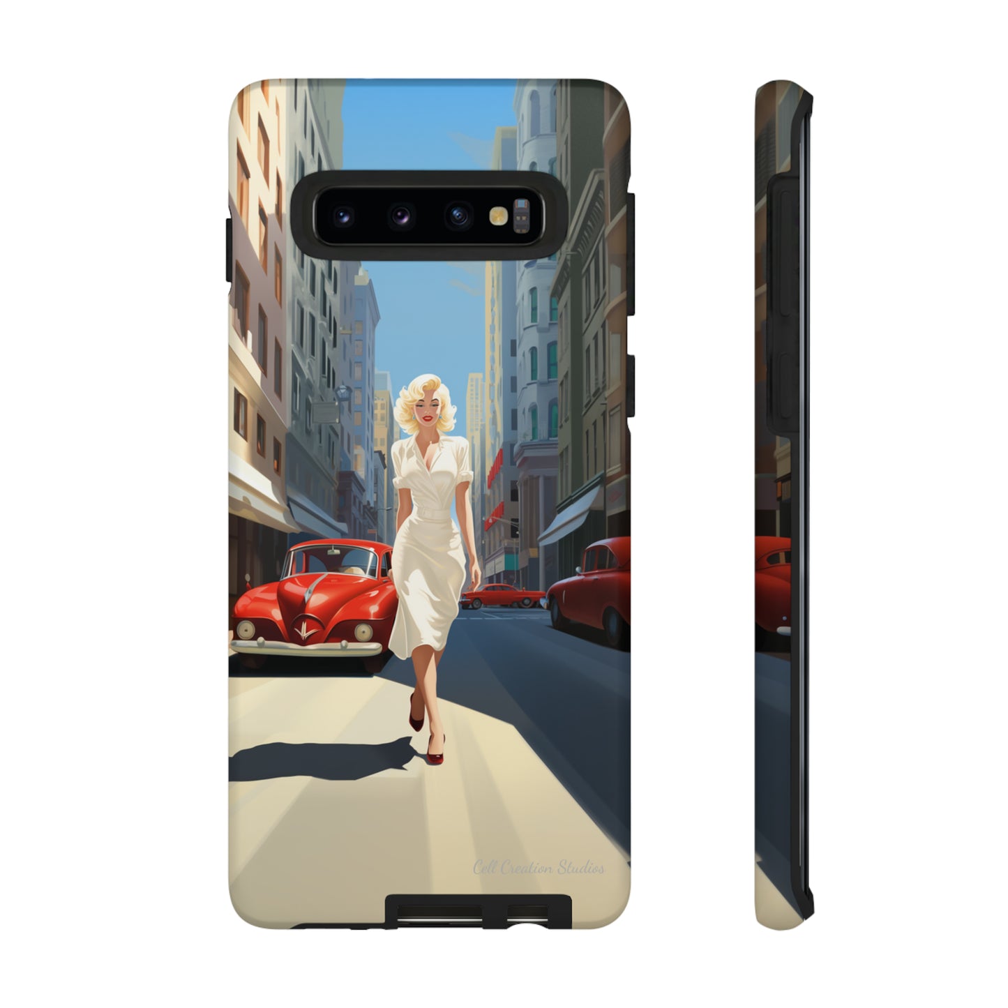 "City Stroll Glamour" Marilyn Monroe Phone Case -Tough Cases