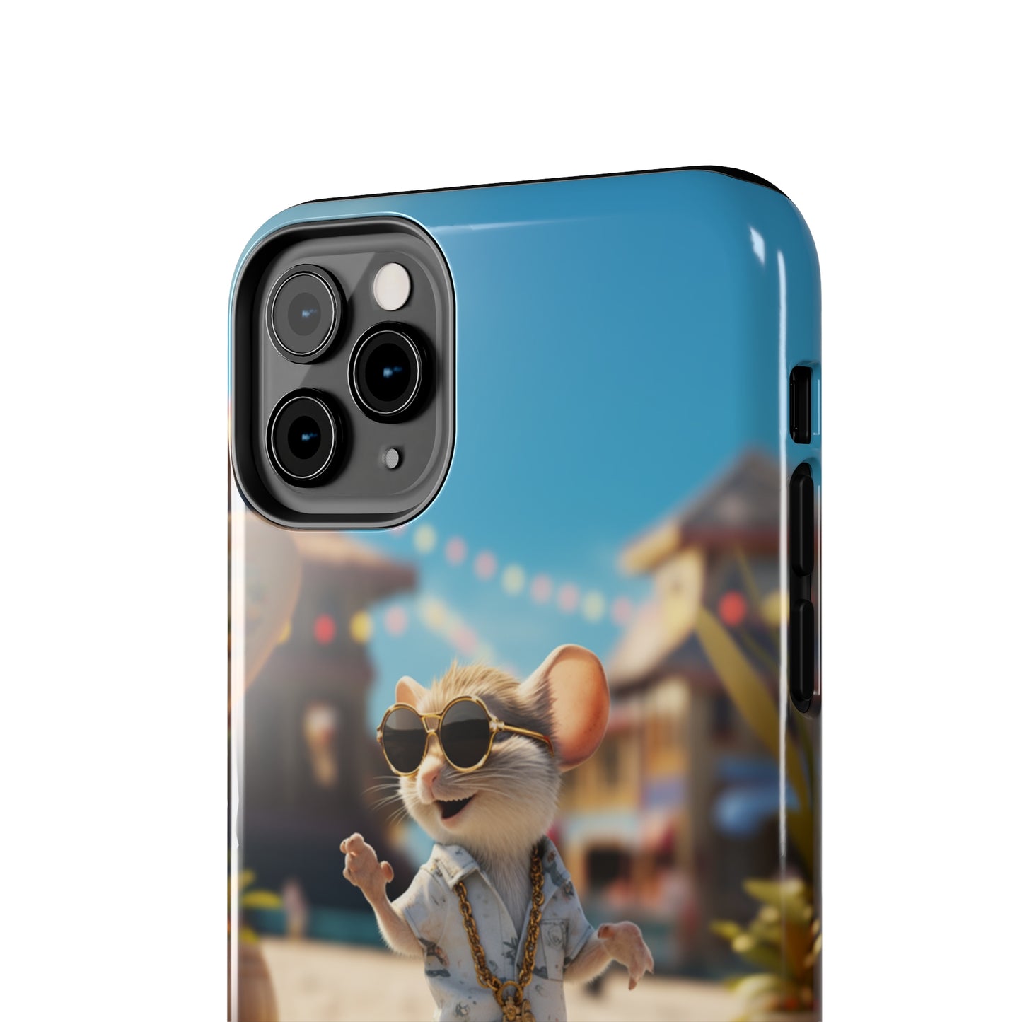 Introducing the "Groovy Mouse Rockstar" Cell Phone Case – Rock to the Beat of Coolness -Tough Phone Cases