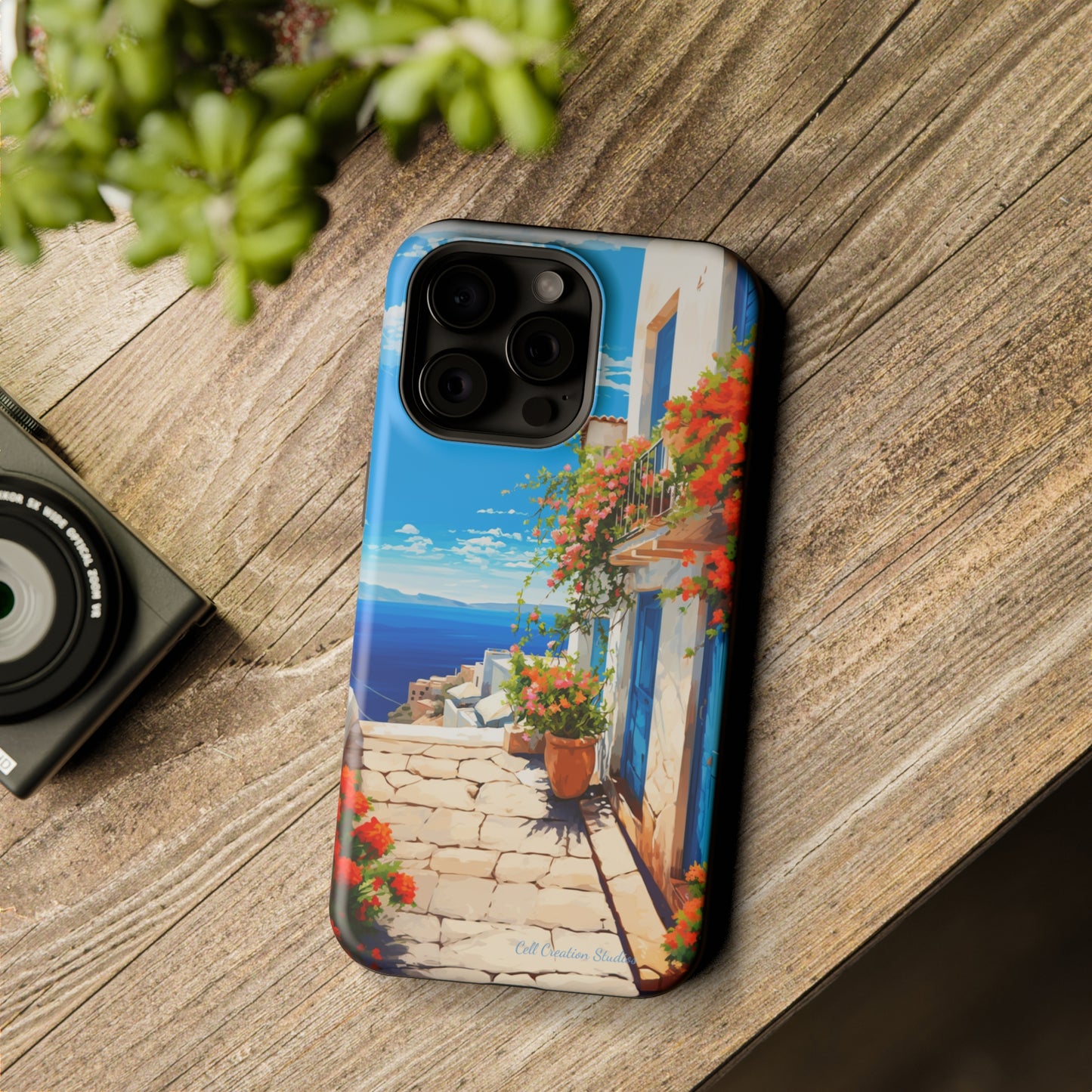 "Mediterranean Bliss Horizon" -MagSafe Tough iPhone Cases