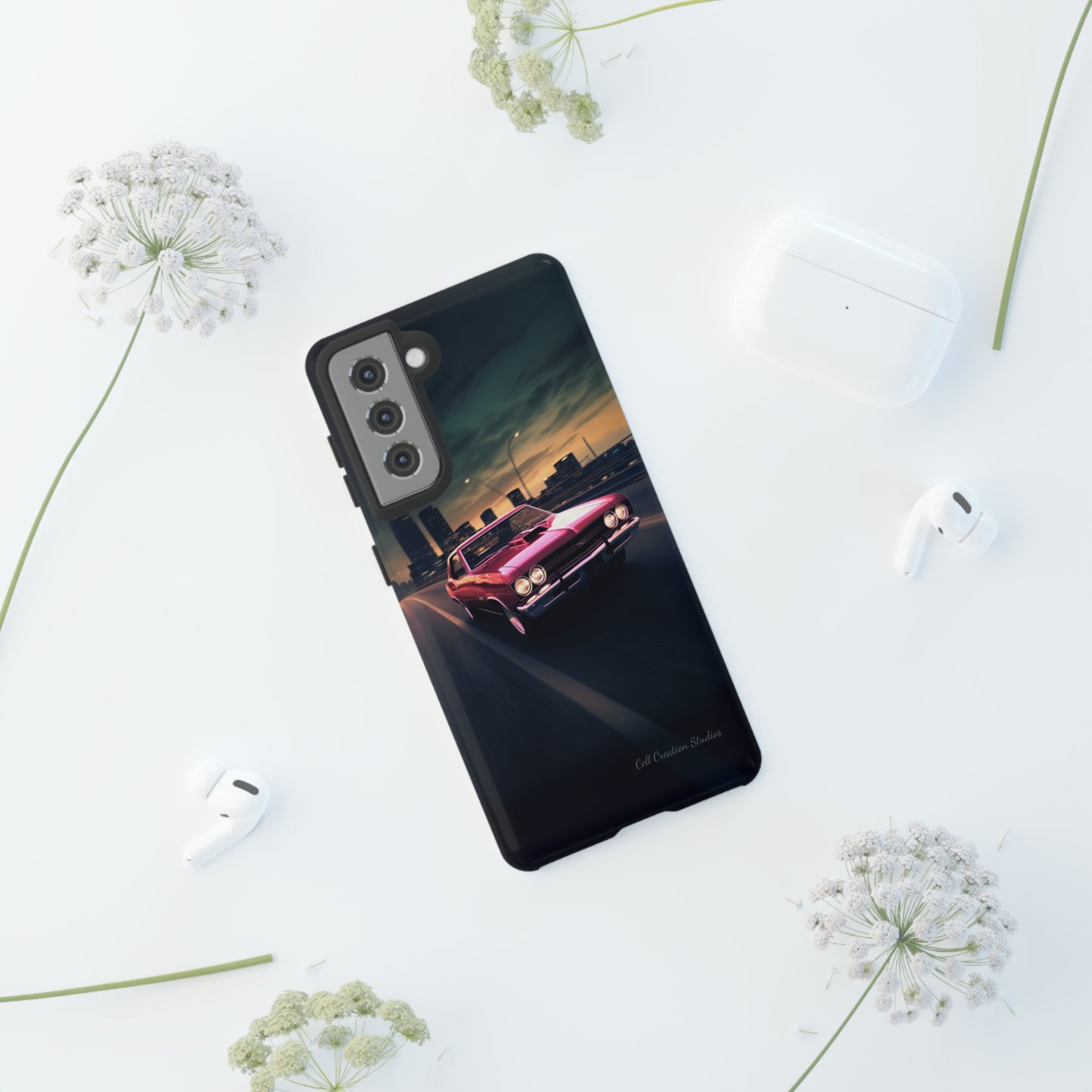 "Sunset City Cruise GTO Edition" -Tough Samsung Phone Cases