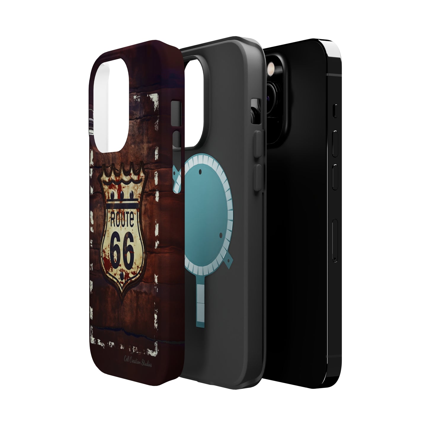 "Retro Route 66" Phone Case -MagSafe Tough Cases