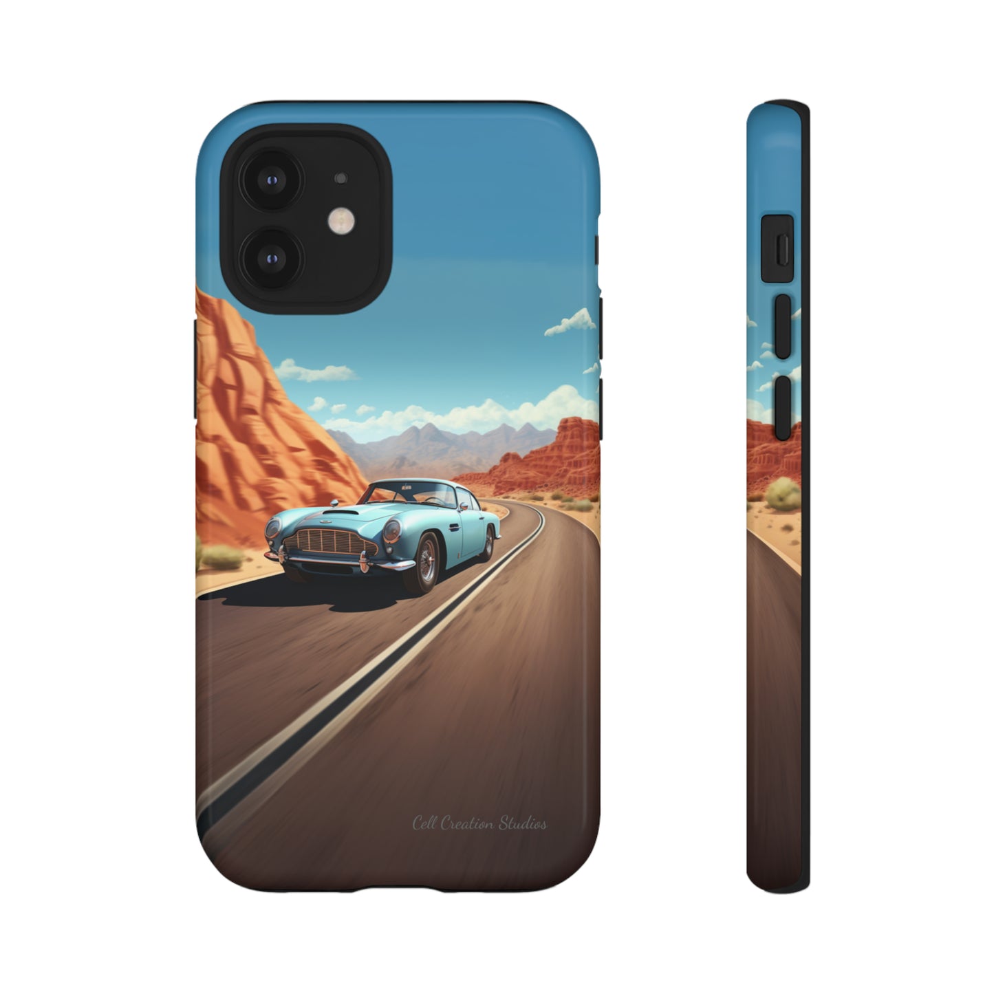 "Silver Racing Legend" -Tough iPhone Cases