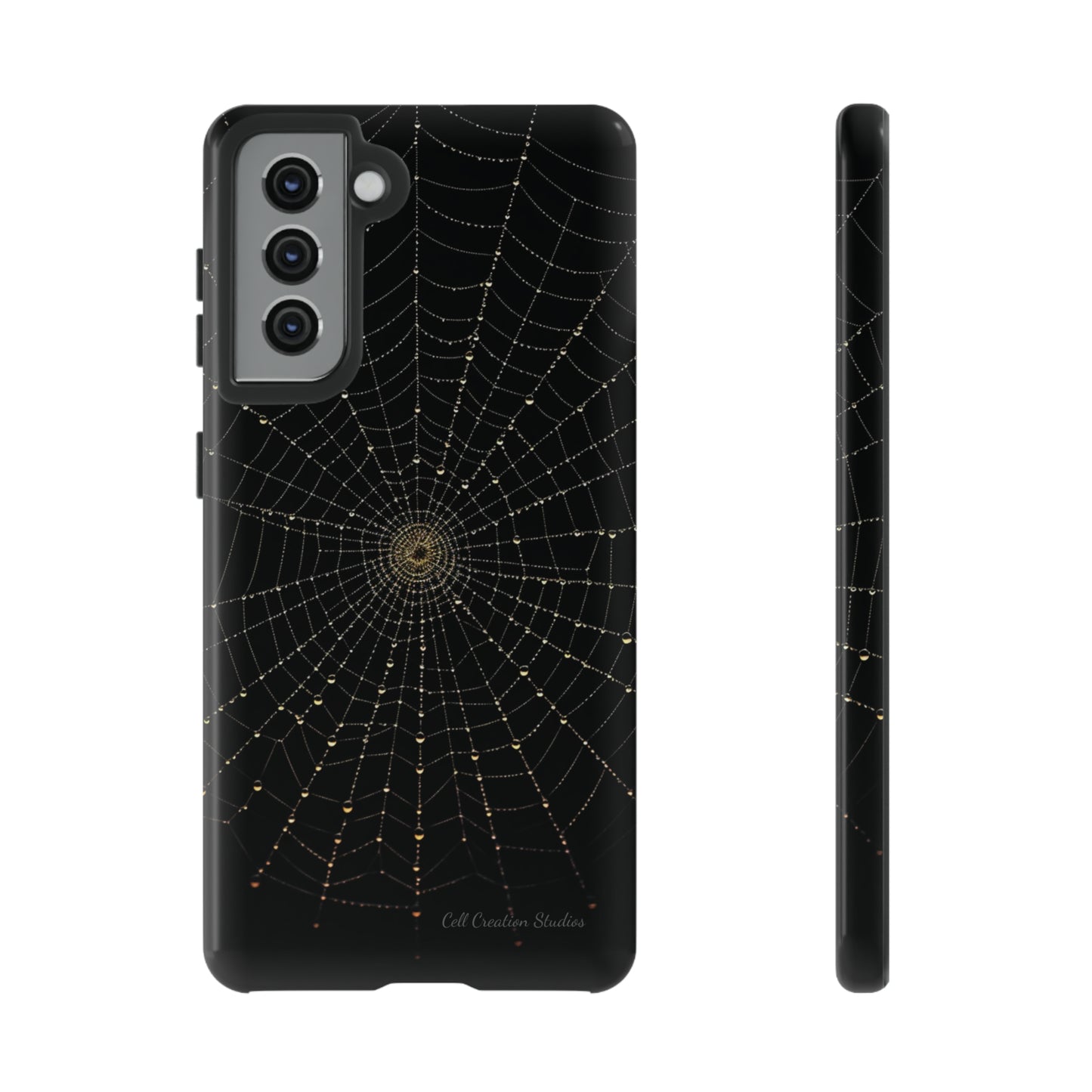 "Silken Noir Guardian" -Tough Samsung Phone Cases