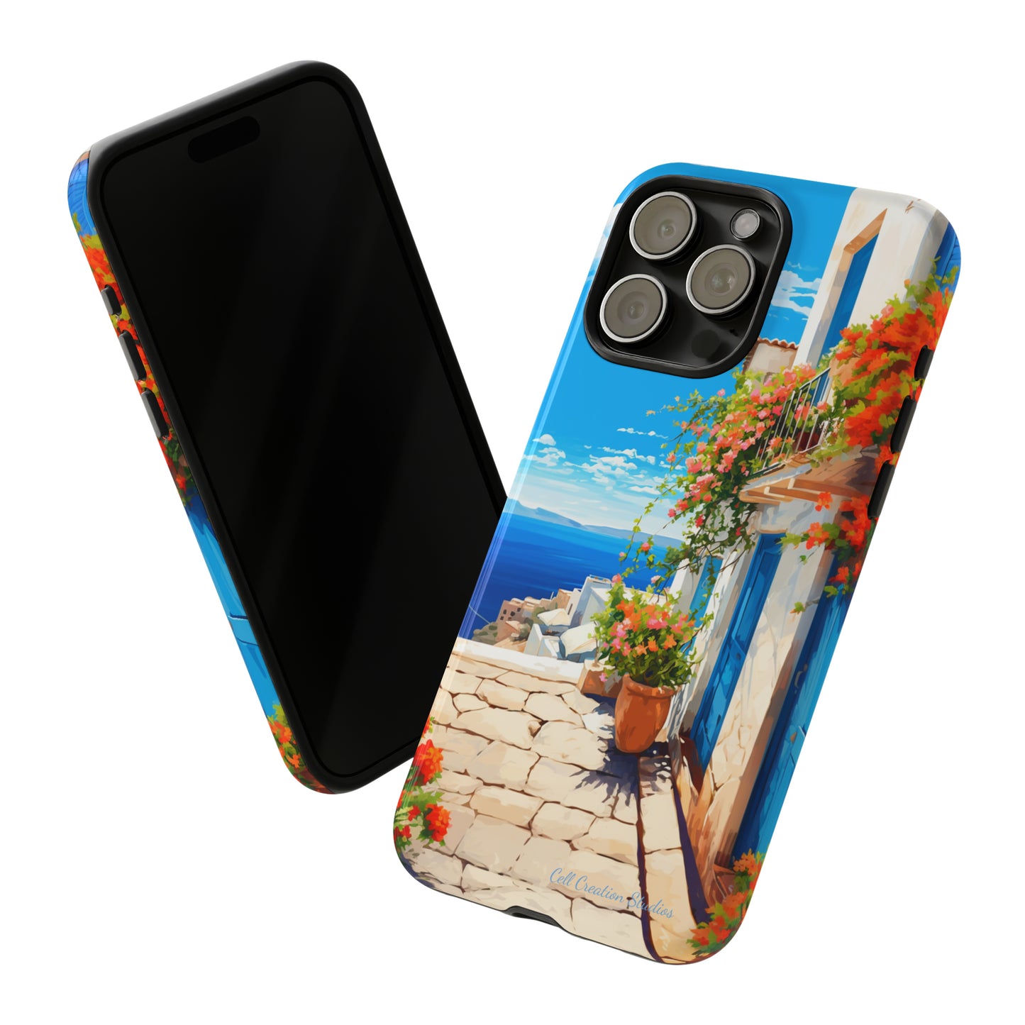 "Mediterranean Bliss Horizon" -Tough iPhone Cases