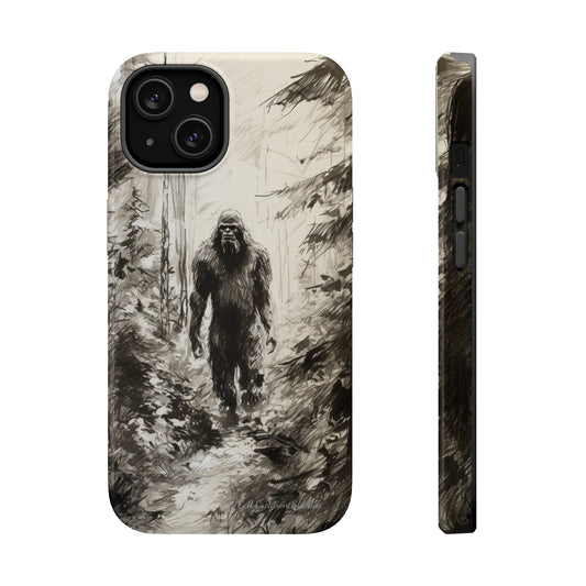 "Bigfoot in the Wilderness" Cell Phone Case – Encounter Bigfoot's Mystery -MagSafe Tough Cases