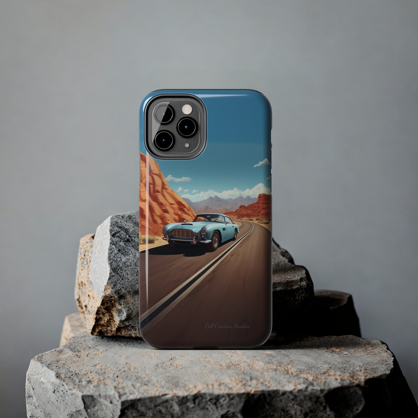 "Silver Racing Legend" -Tough iPhone Cases