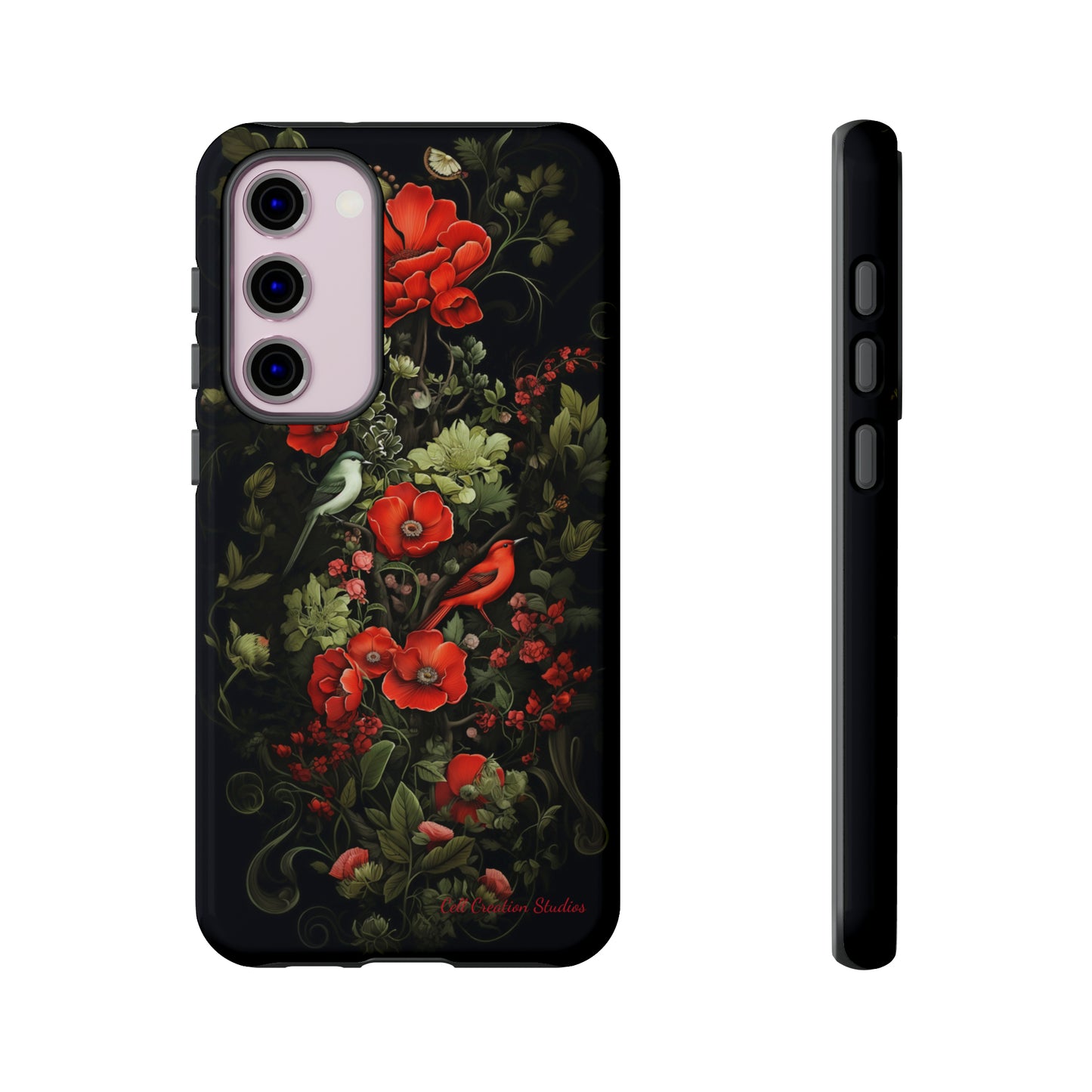 "Floral Serenade Elegance" -Tough Samsung Phone Cases