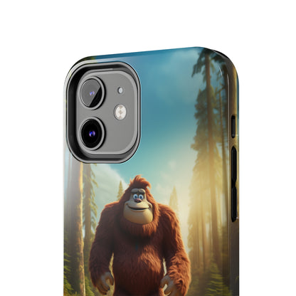 The "Trail Trekker" Bigfoot Cartoon Phone Case -Tough Phone Cases