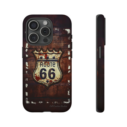 "Retro Route 66" Phone Case -Tough Cases