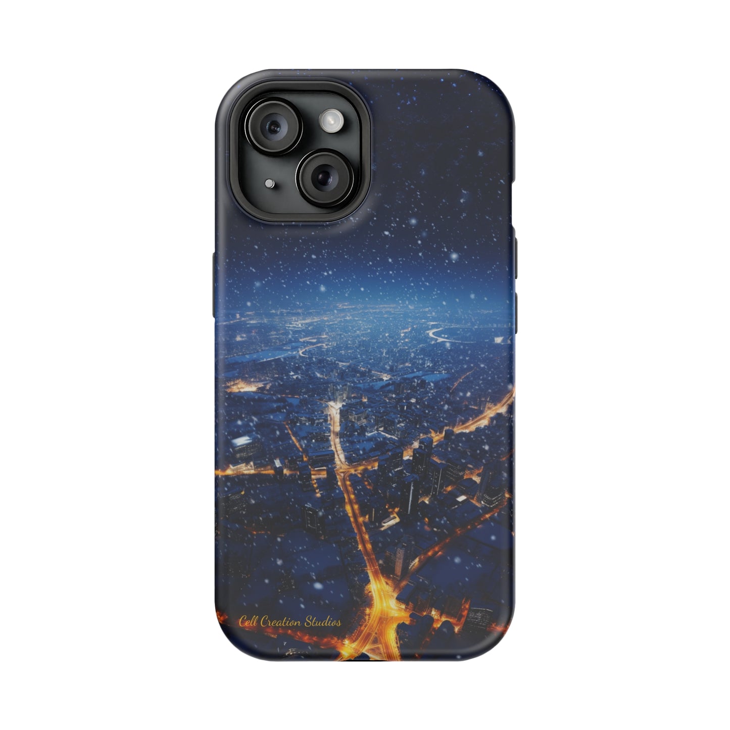 "Urban Snowfall Glow" -MagSafe Tough iPhone Cases